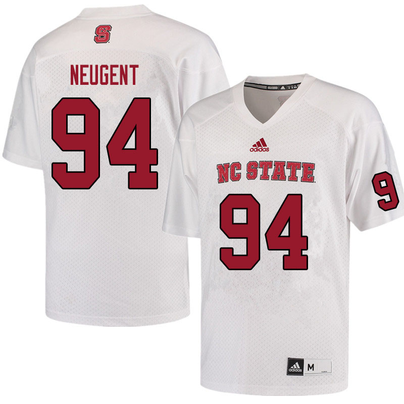 Men #94 Alec Neugent NC State Wolfpack College Football Jerseys Sale-White - Click Image to Close